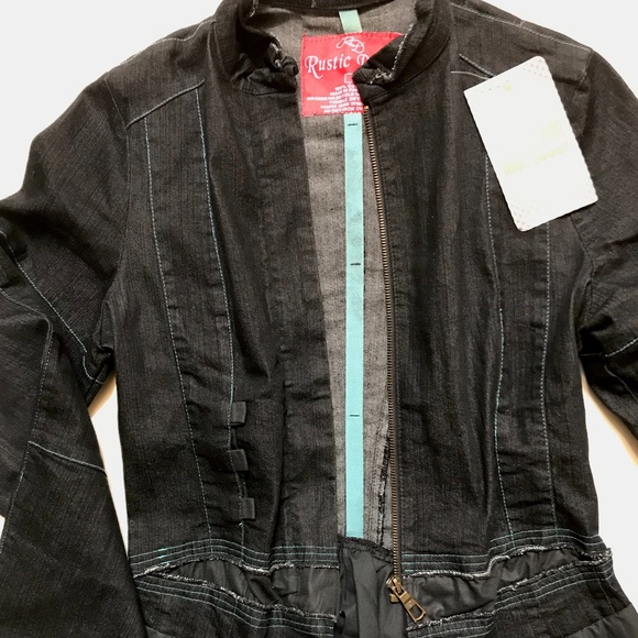 Rustic denim jacket - Picture 3 of 7